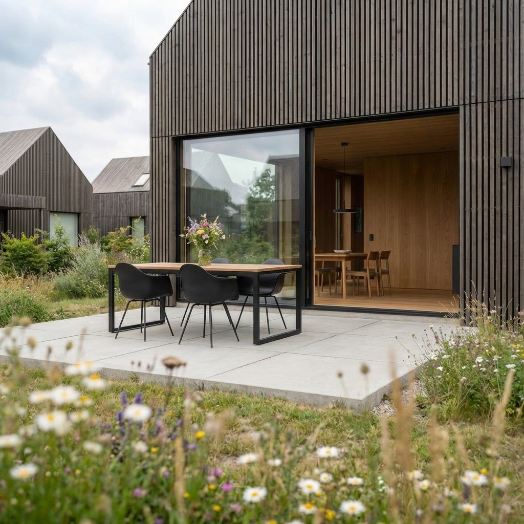 Einfamilienhaus mit Holzfassade